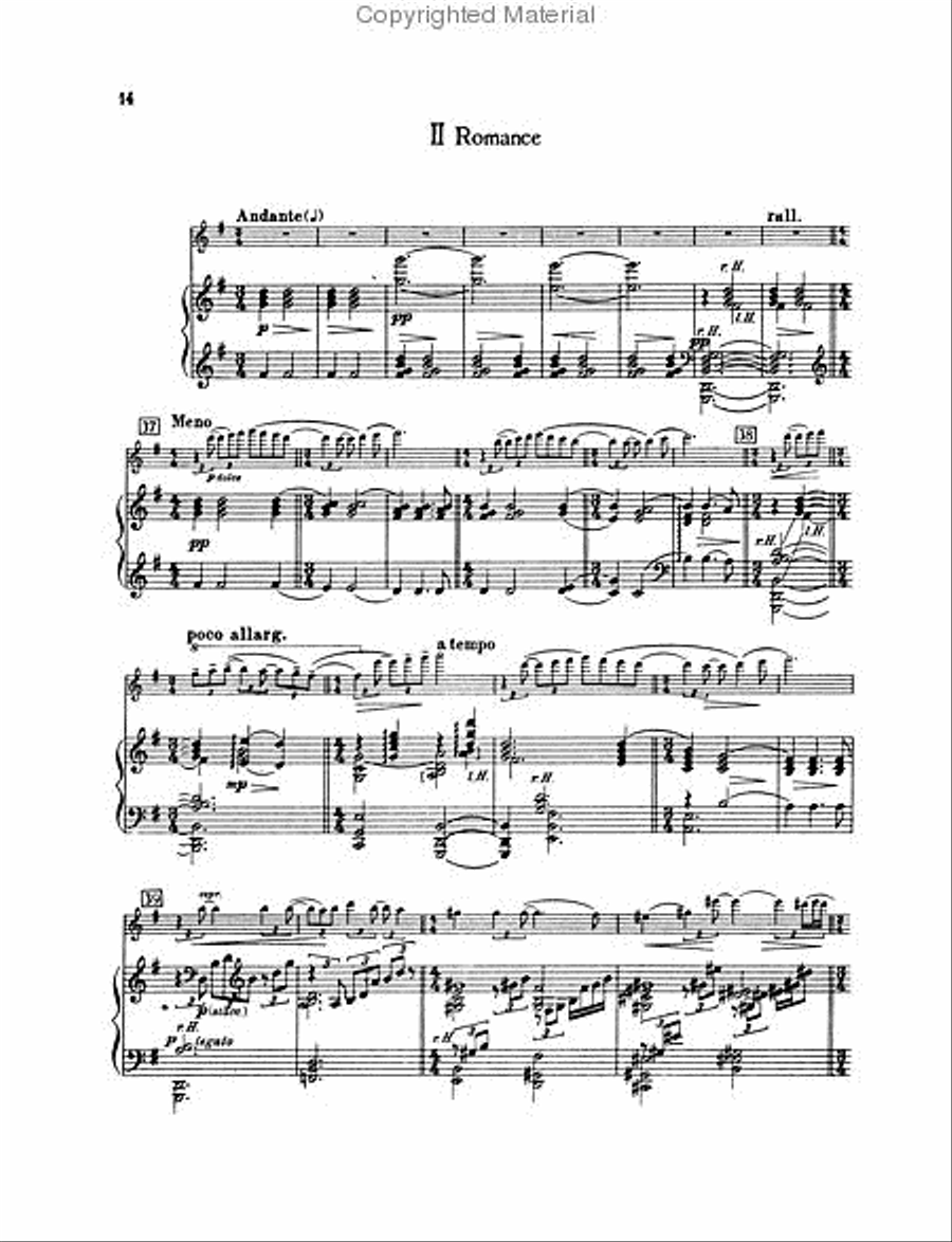 Violin Concerto In D Major Op. 35 Violin Solo scores gallery preview page 3