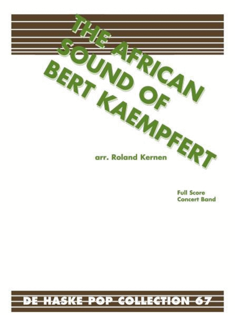 The African sound of Bert Kaempfert Concert Band scores gallery preview page 1