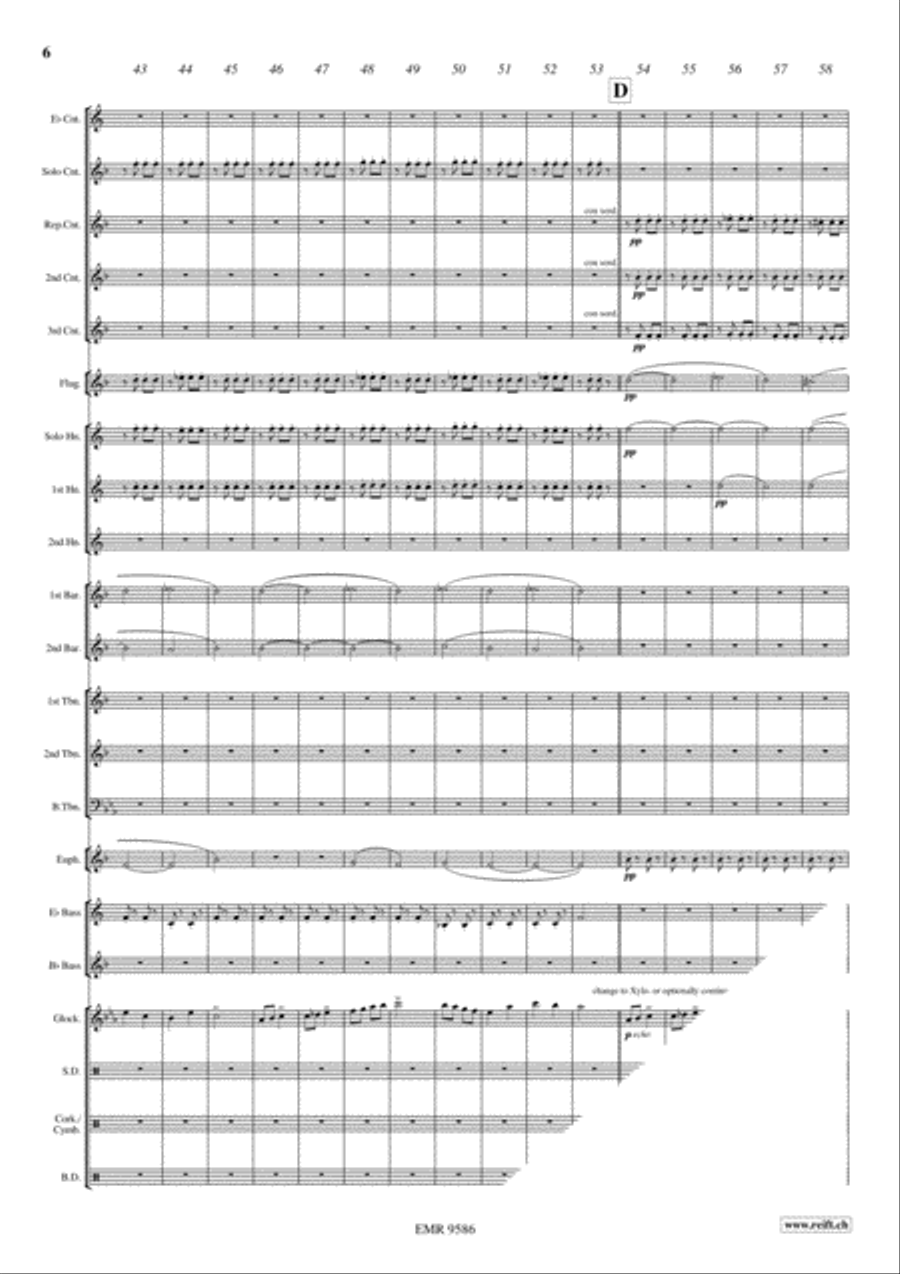 Champagne Galop Champagne Galop Brass Band scores gallery preview page 7