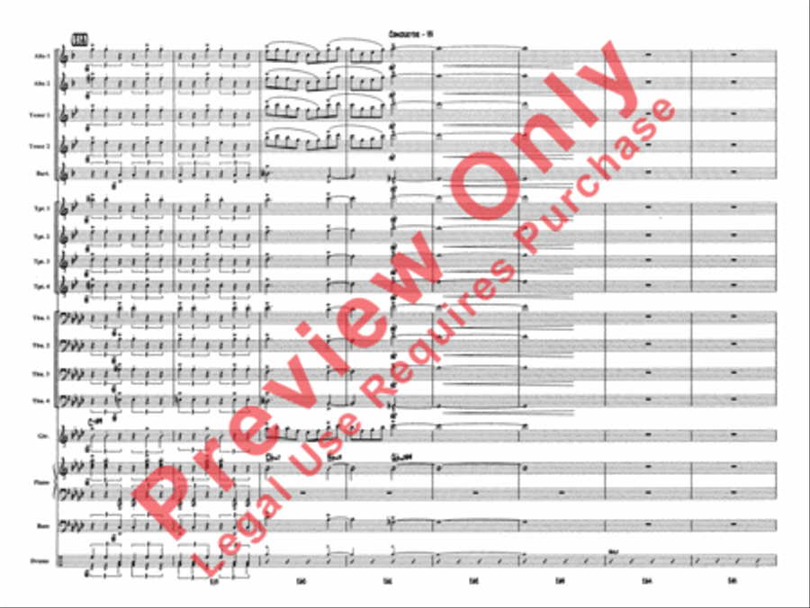 Caravan Jazz Ensemble scores gallery preview page 35