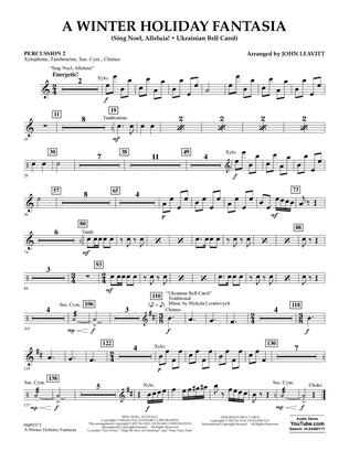 A Winter Holiday Fantasia - Percussion 2