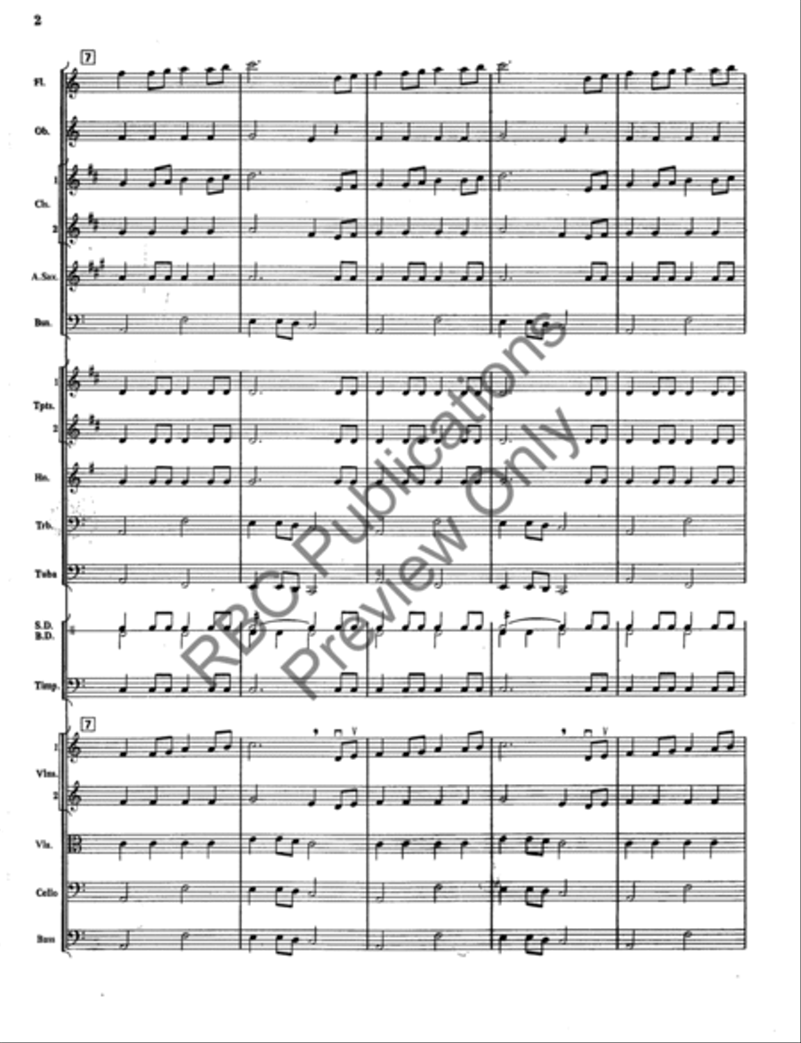 Finale From Symphony #5 (Score) Full Orchestra scores gallery preview page 5
