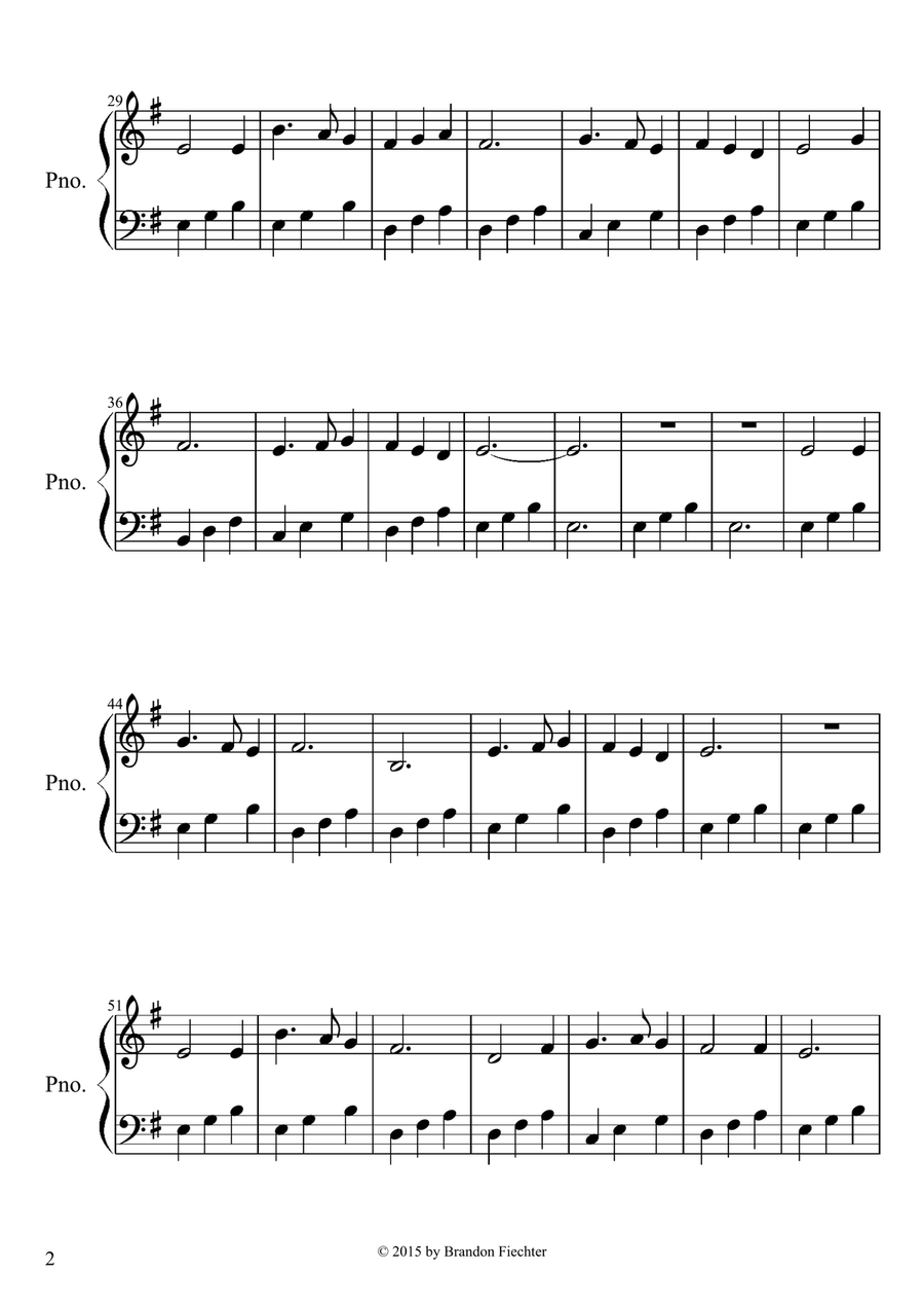 Cobblestone Village Cobblestone Village Piano Solo scores gallery preview page 2