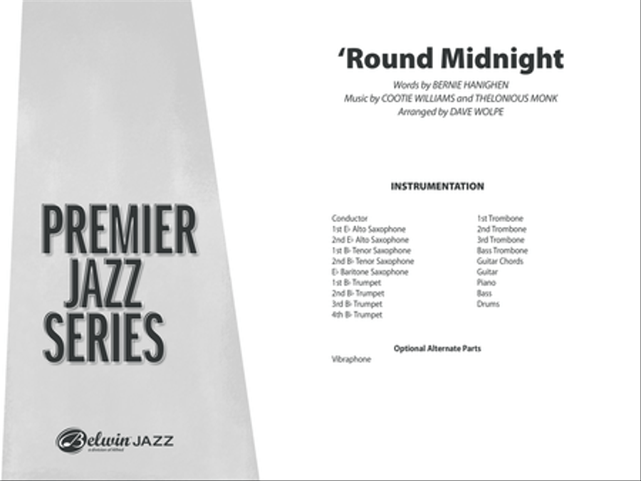 'Round Midnight Jazz Ensemble scores gallery preview page 2