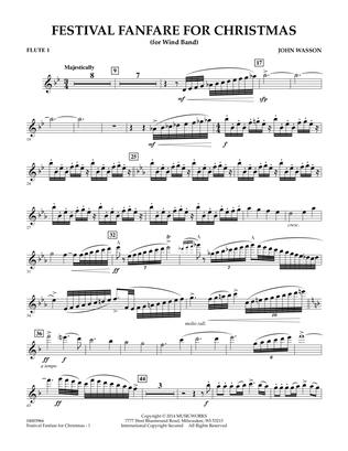 Festival Fanfare for Christmas (for Wind Band) - Flute 1