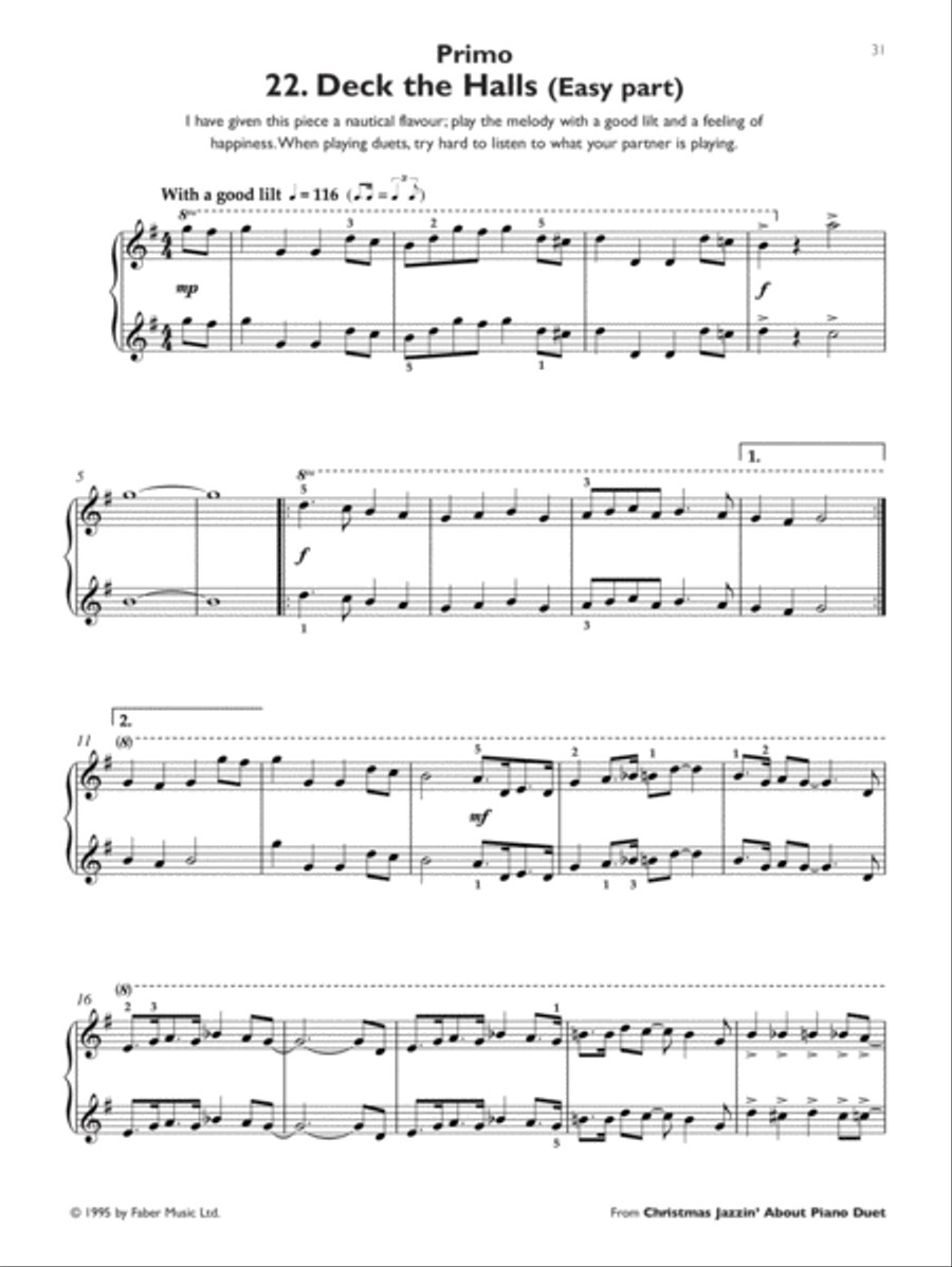 The Jazzin' About Piano Anthology Easy Piano scores gallery preview page 3