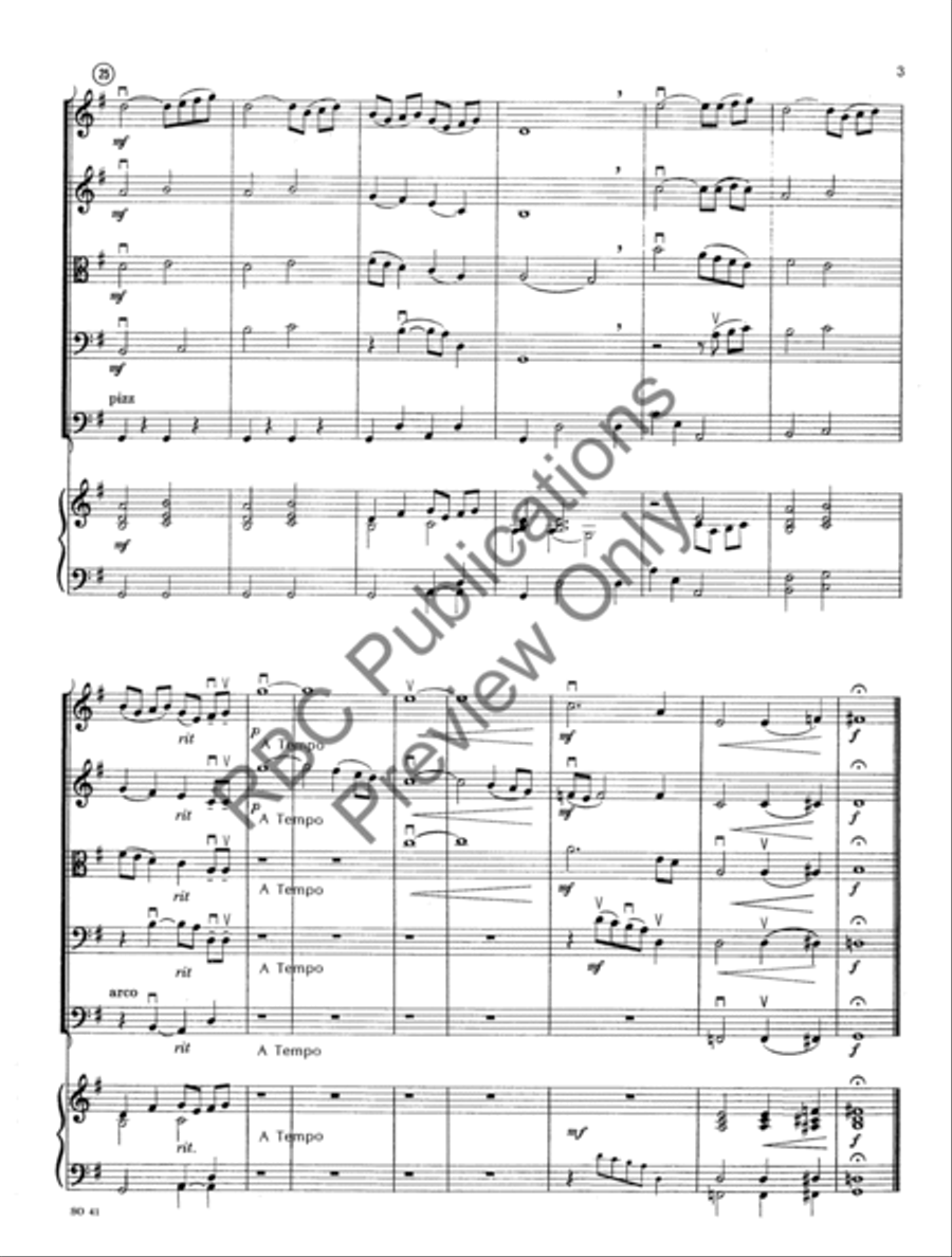 Colorado Suite String Orchestra scores gallery preview page 6