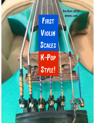 Book cover for First Violin Scales - K-Pop Style