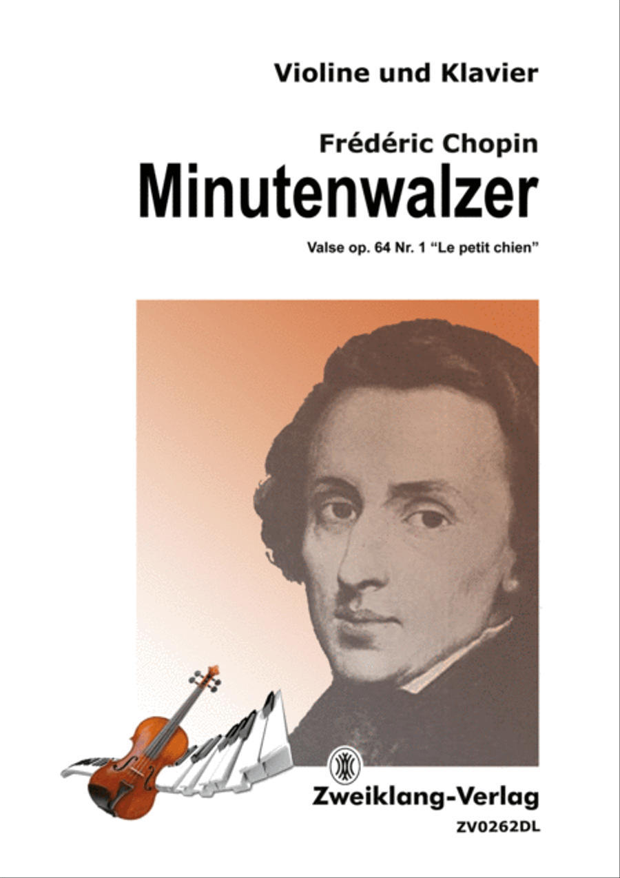 Minutenwalzer op. 64 Nr. 1 Violin Solo scores gallery preview page 1