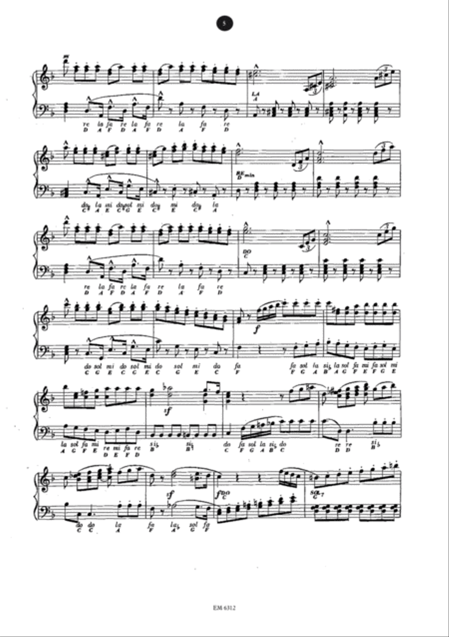 Ouvertures Célèbres for Accordion Accordion scores gallery preview page 4