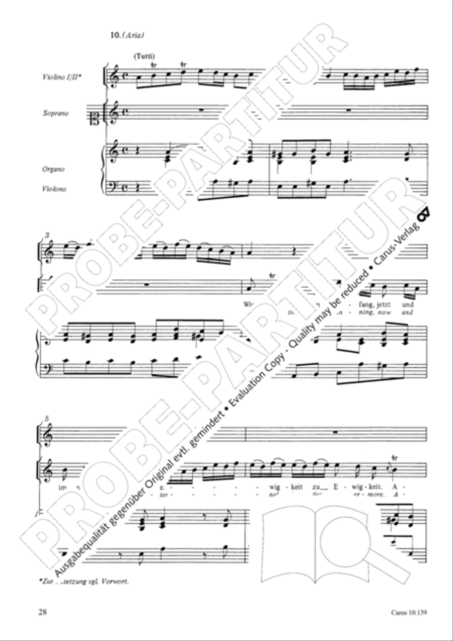 All my spirit exalts my Saviour (Meine Seele erhebt den Herren) Flute scores gallery preview page 29