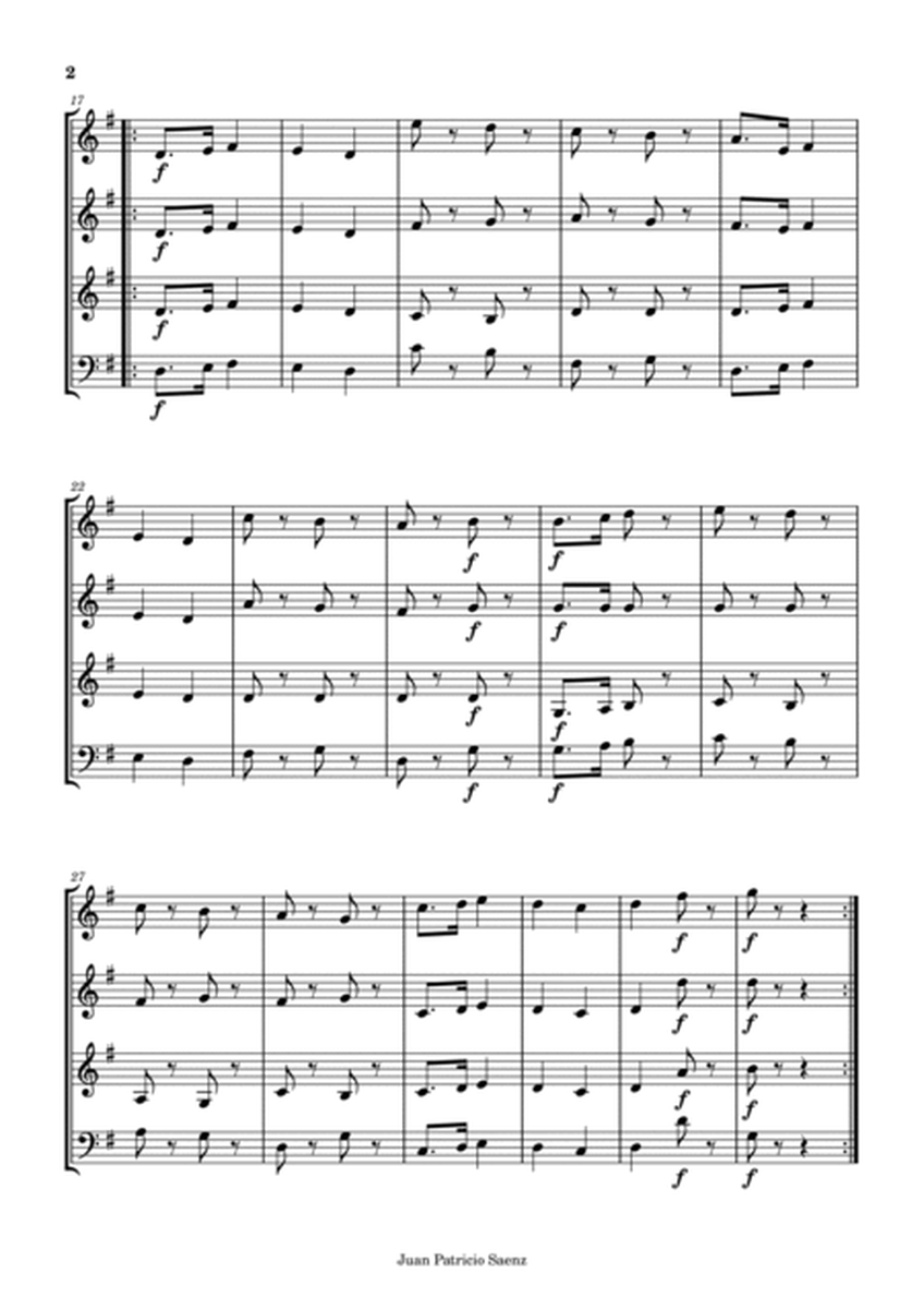 Schumann, R: Album for the Young - Soldiers' March - Woodwind Quartet Arrangement