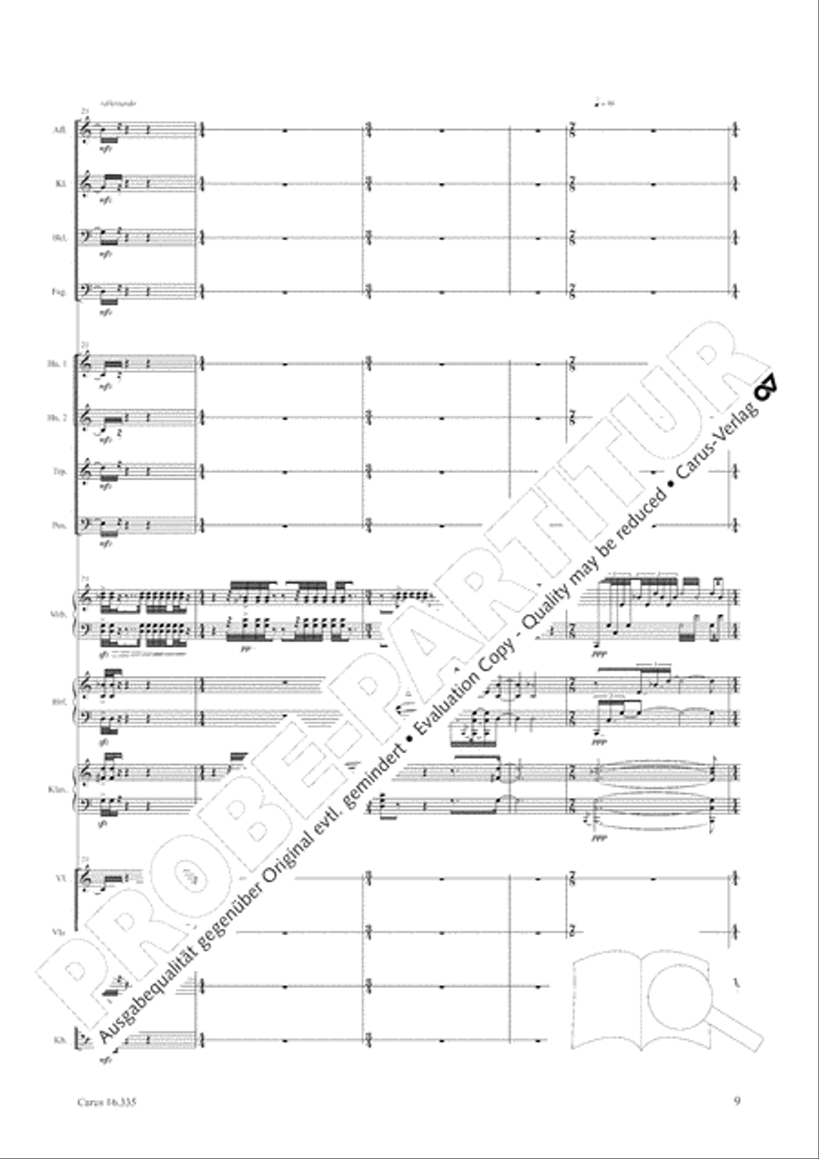 Esquisse: le froid Orchestra scores gallery preview page 10