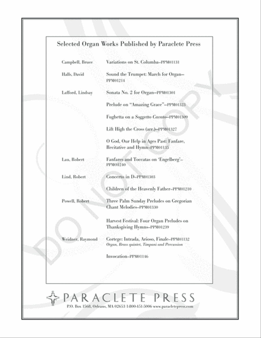 Concerto in D Organ Solo scores gallery preview page 22