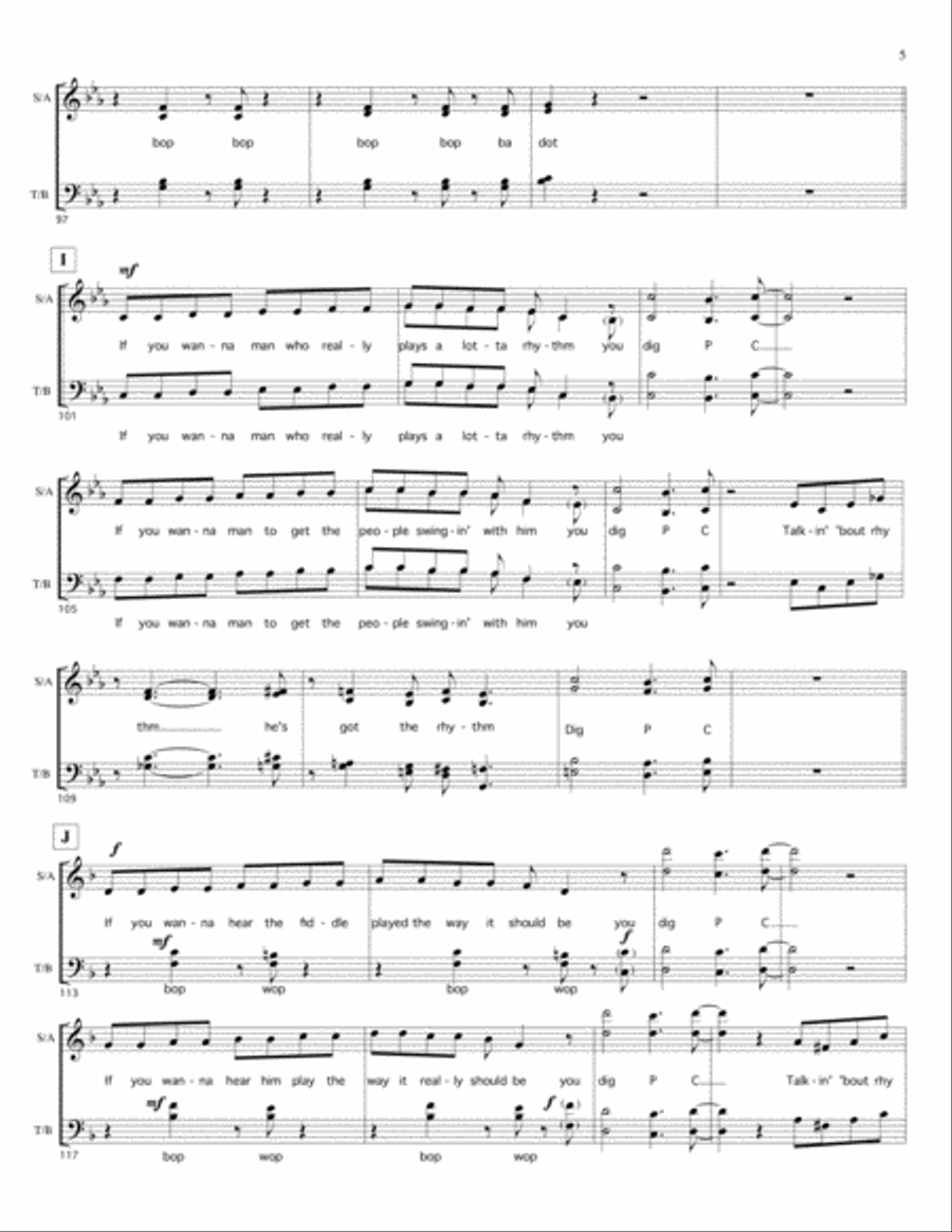 Mr. P.c. 4-Part scores gallery preview page 5