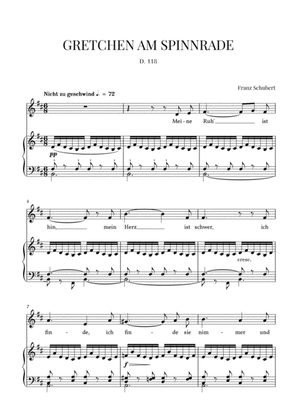 Gretchen am Spinnrade, D. 118 (B minor)
