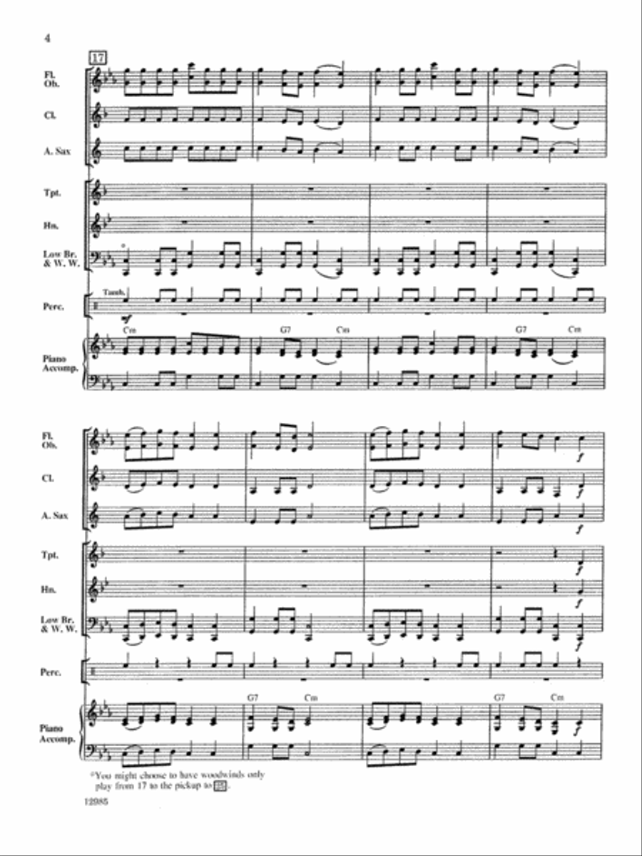 A Chanukah Festival: Score Concert Band scores gallery preview page 3