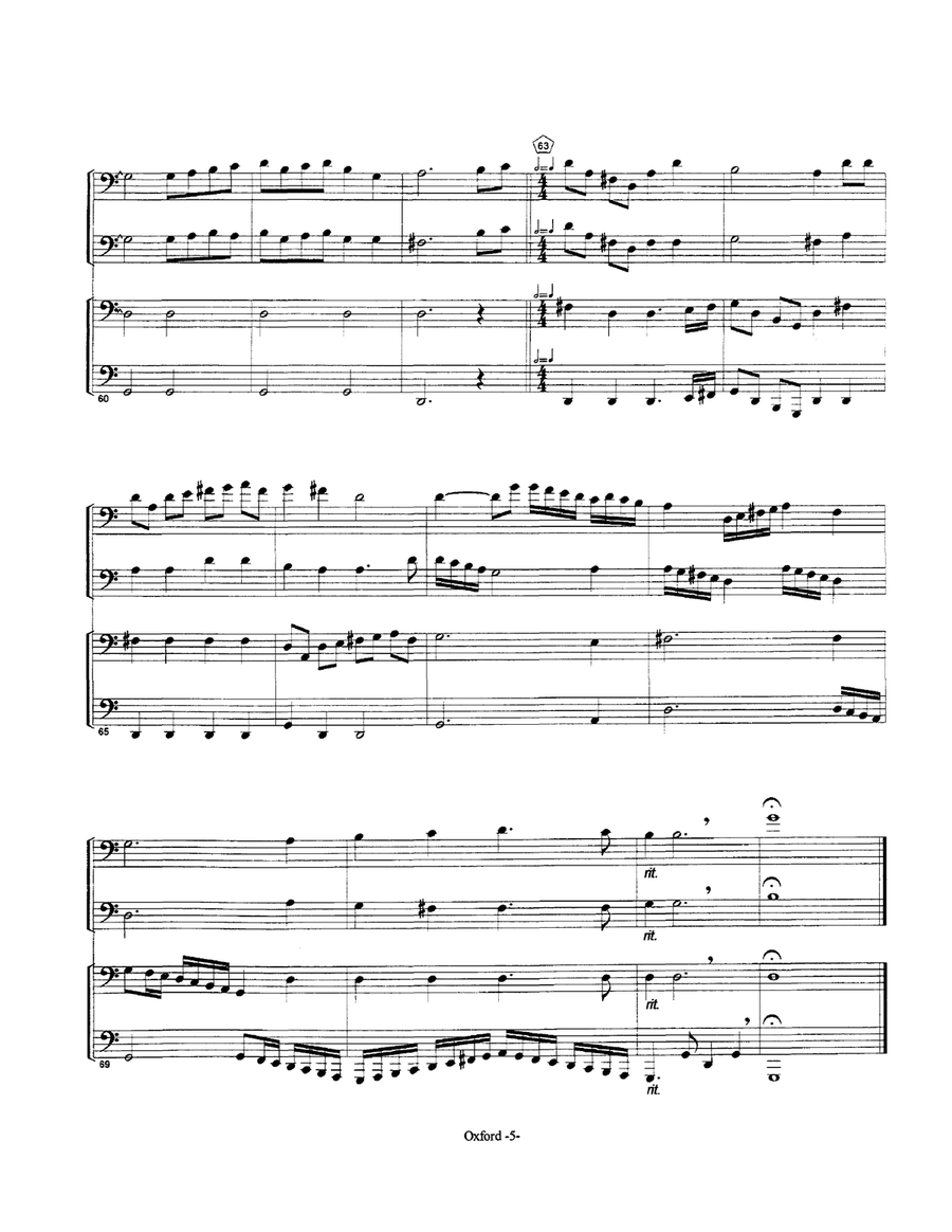 Earle of Oxford's March by William Byrd EETT - Digital Sheet Music page 6