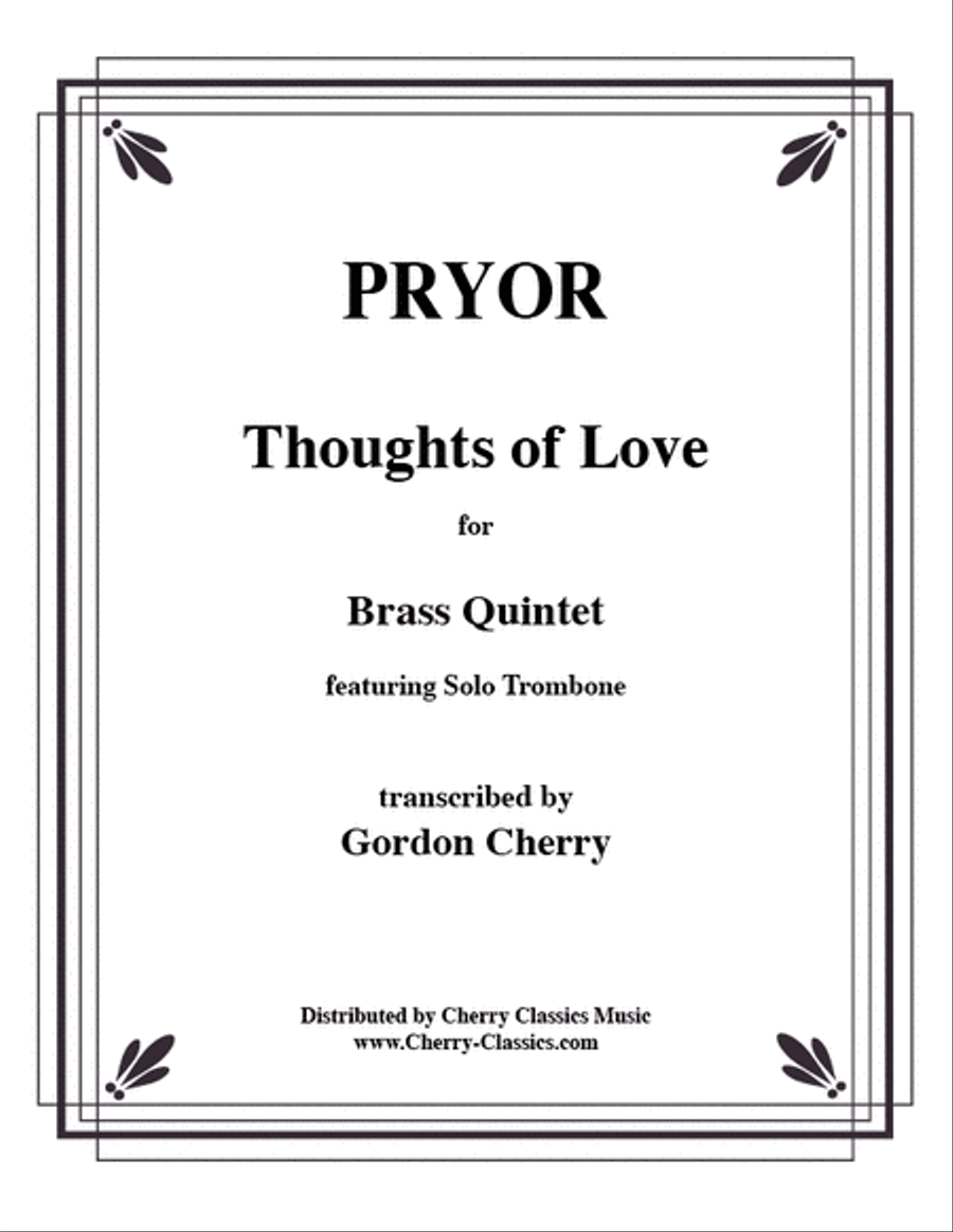 Thoughts of Love Thoughts of Love Brass Quintet scores gallery preview page 1