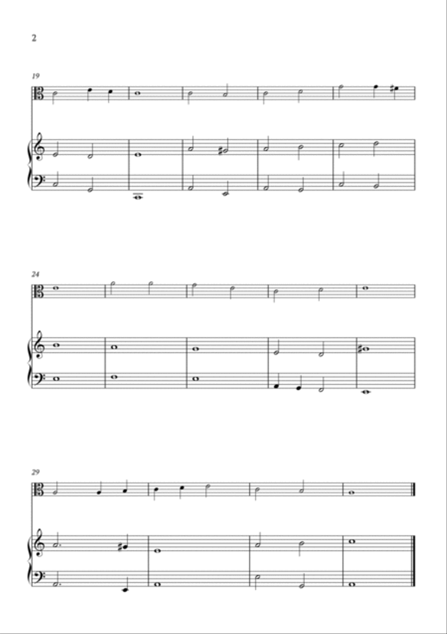 Jesus, Lover of my Soul Viola scores gallery preview page 2