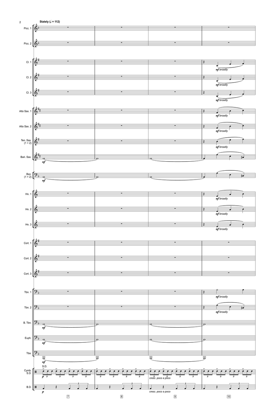 The Battle Marching Band scores gallery preview page 2