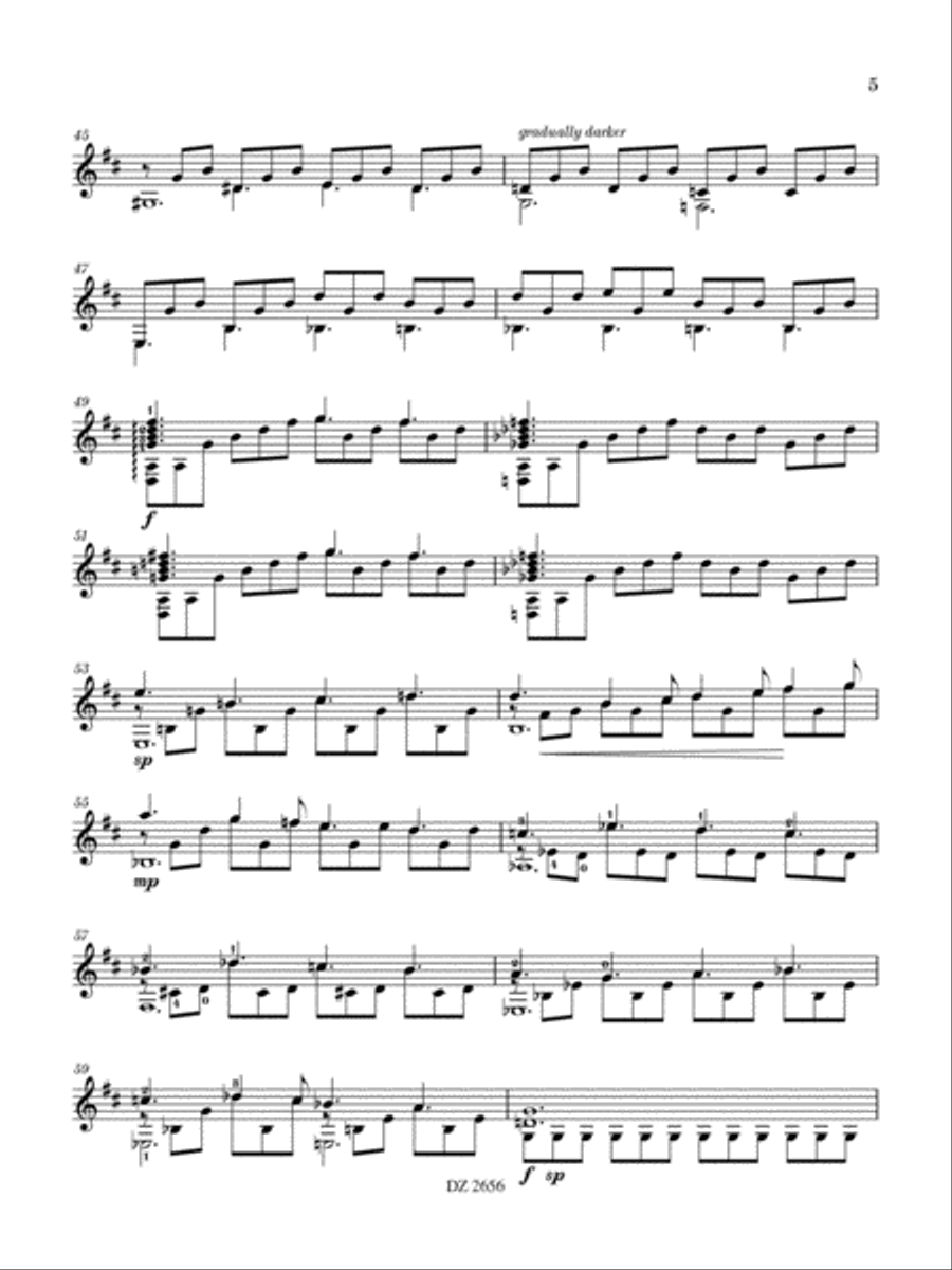 Sonatina Classical Guitar scores gallery preview page 5