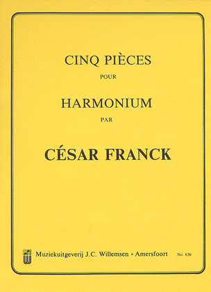 Book cover for 5 Pieces pour Harmonium