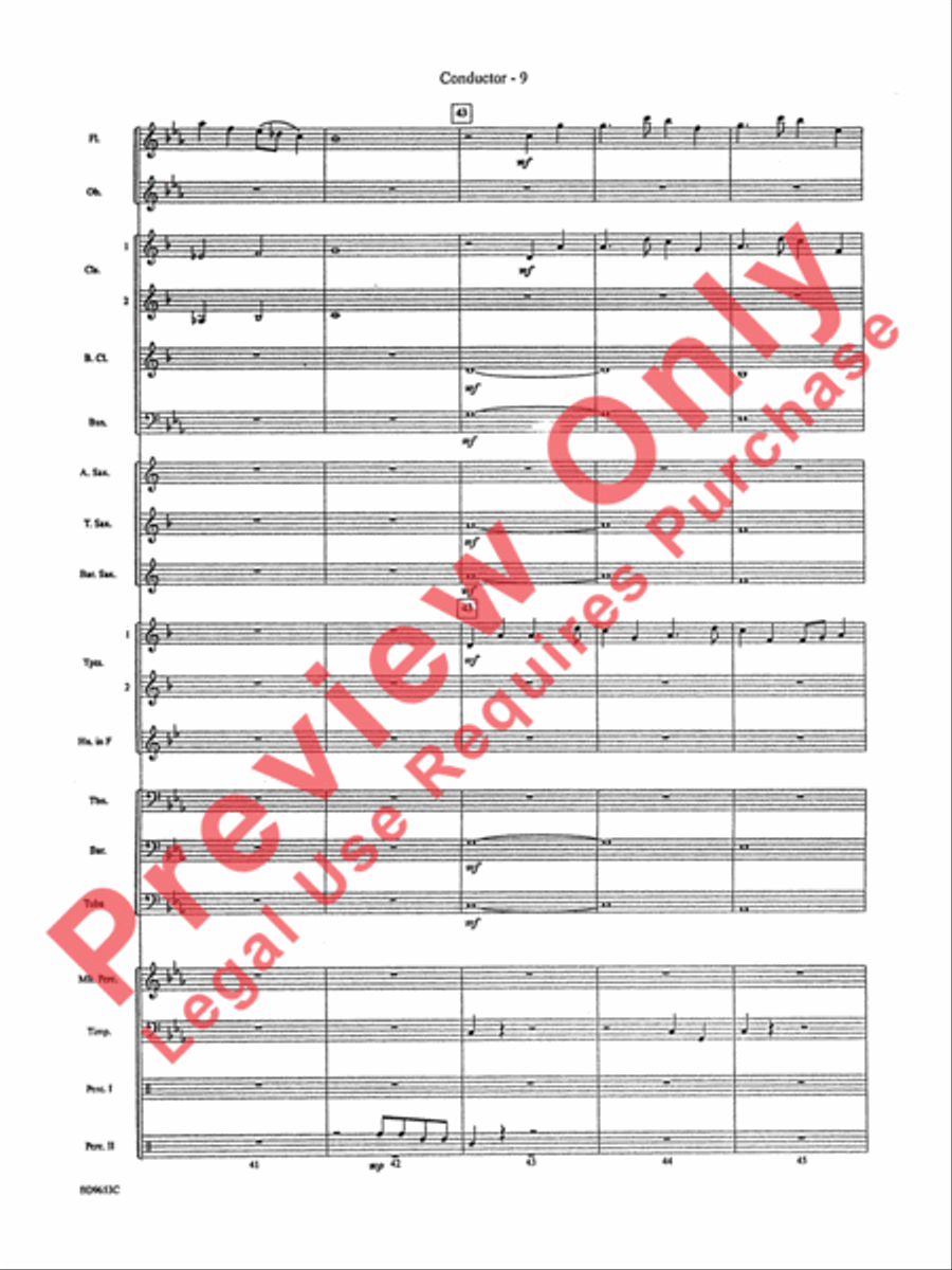 Maya: The Lost Civilization Concert Band scores gallery preview page 11