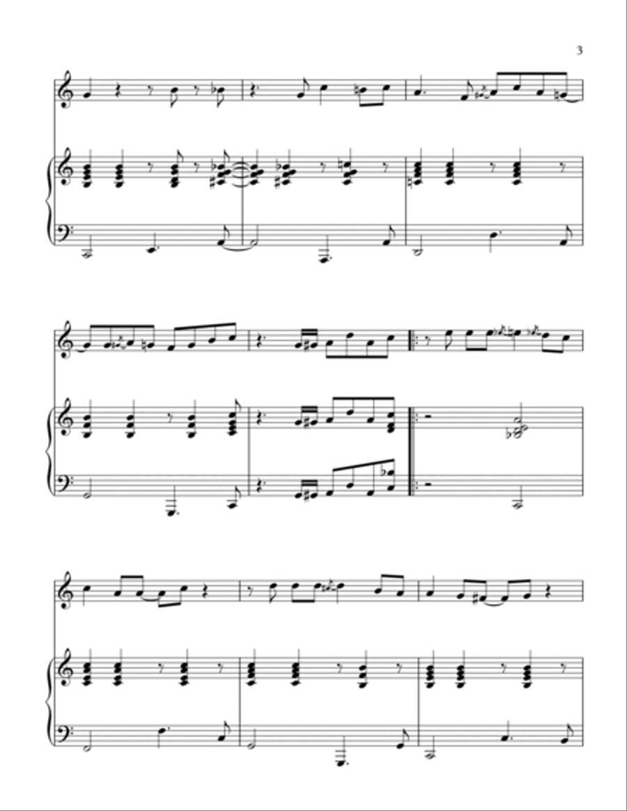 Feliz Navidad Woodwind Duet scores gallery preview page 4