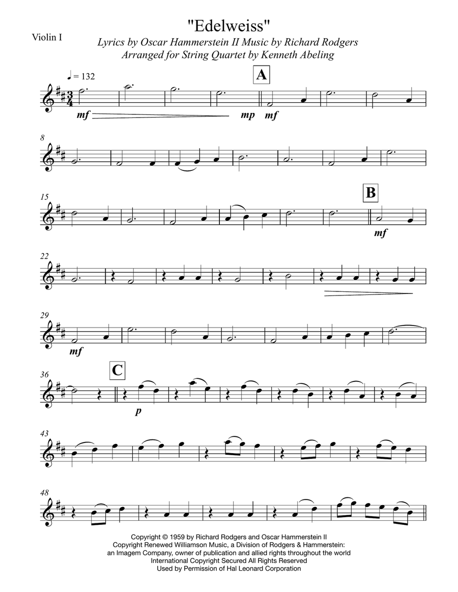 Edelweiss String Quartet scores gallery preview page 5