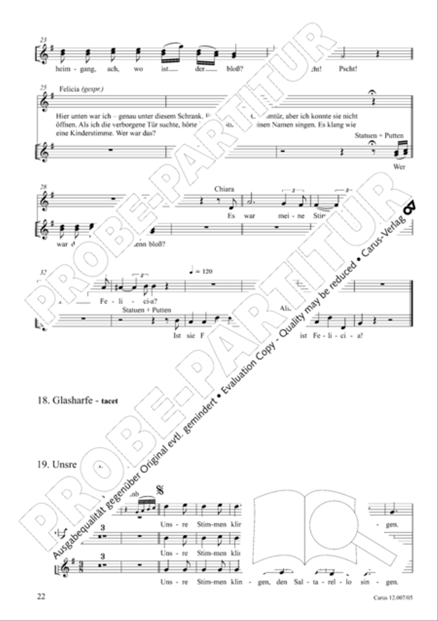 La Piccola Banda Children's Choir scores gallery preview page 23
