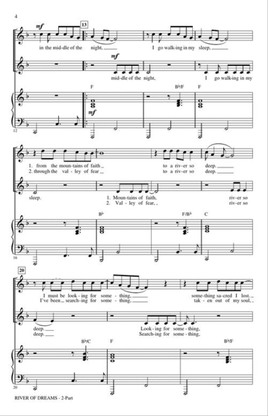 <br>Sheet music extract