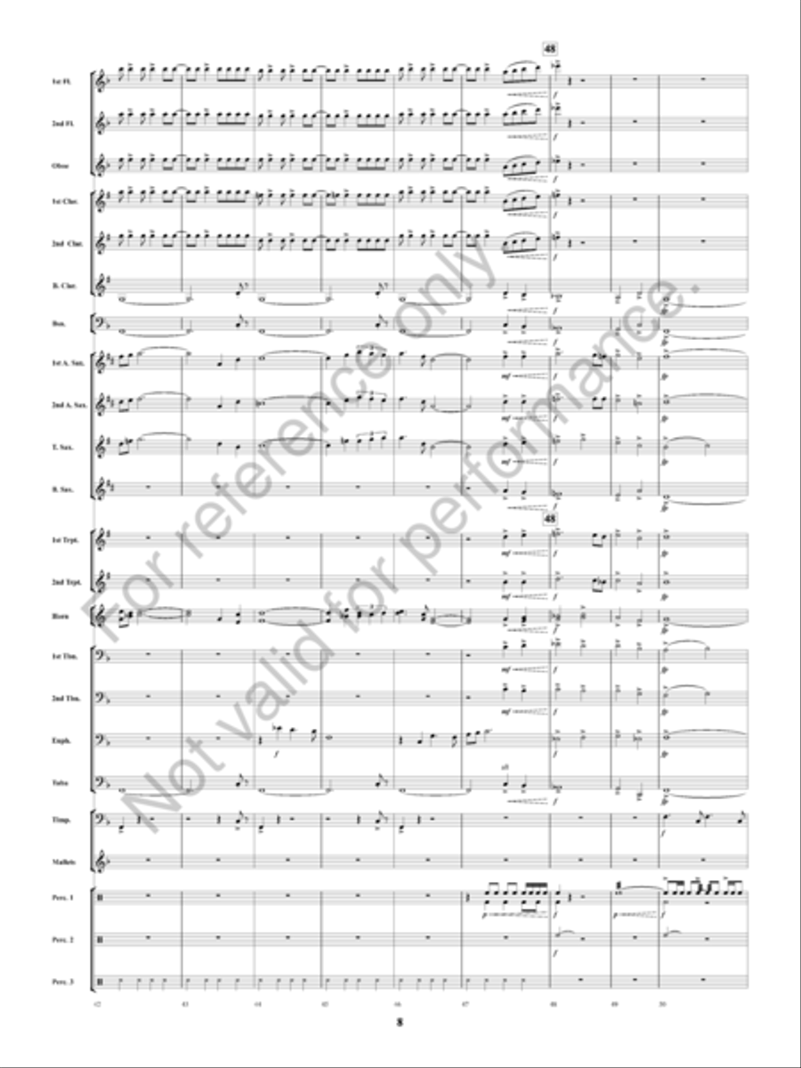 Carolina's Majesty Concert Band scores gallery preview page 9
