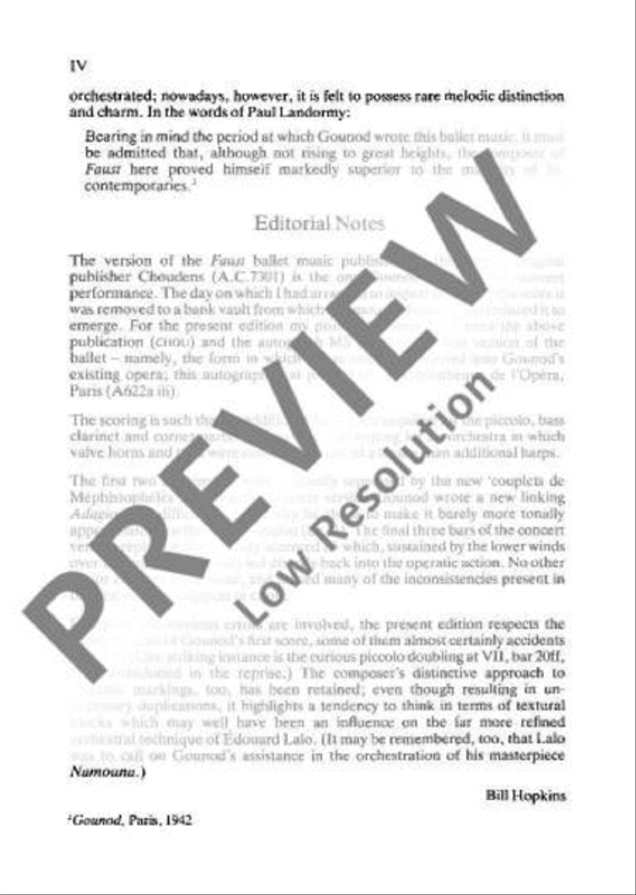 Faust (Margarethe) Faust (Margarethe) Orchestra scores gallery preview page 5