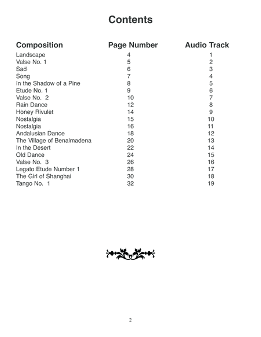 Contemporary Pieces for Classical Guitar Acoustic Guitar scores gallery preview page 3