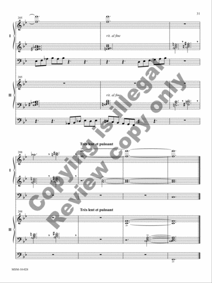 Variations on Veni Creator Spiritus Organ scores gallery preview page 16
