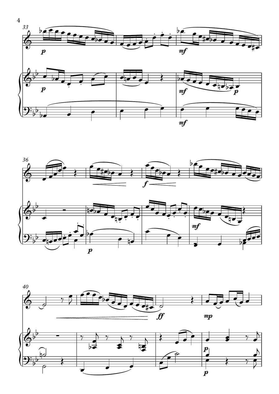 In A Reflective Mood - Trumpet Solo B-Flat Trumpet scores gallery preview page 4