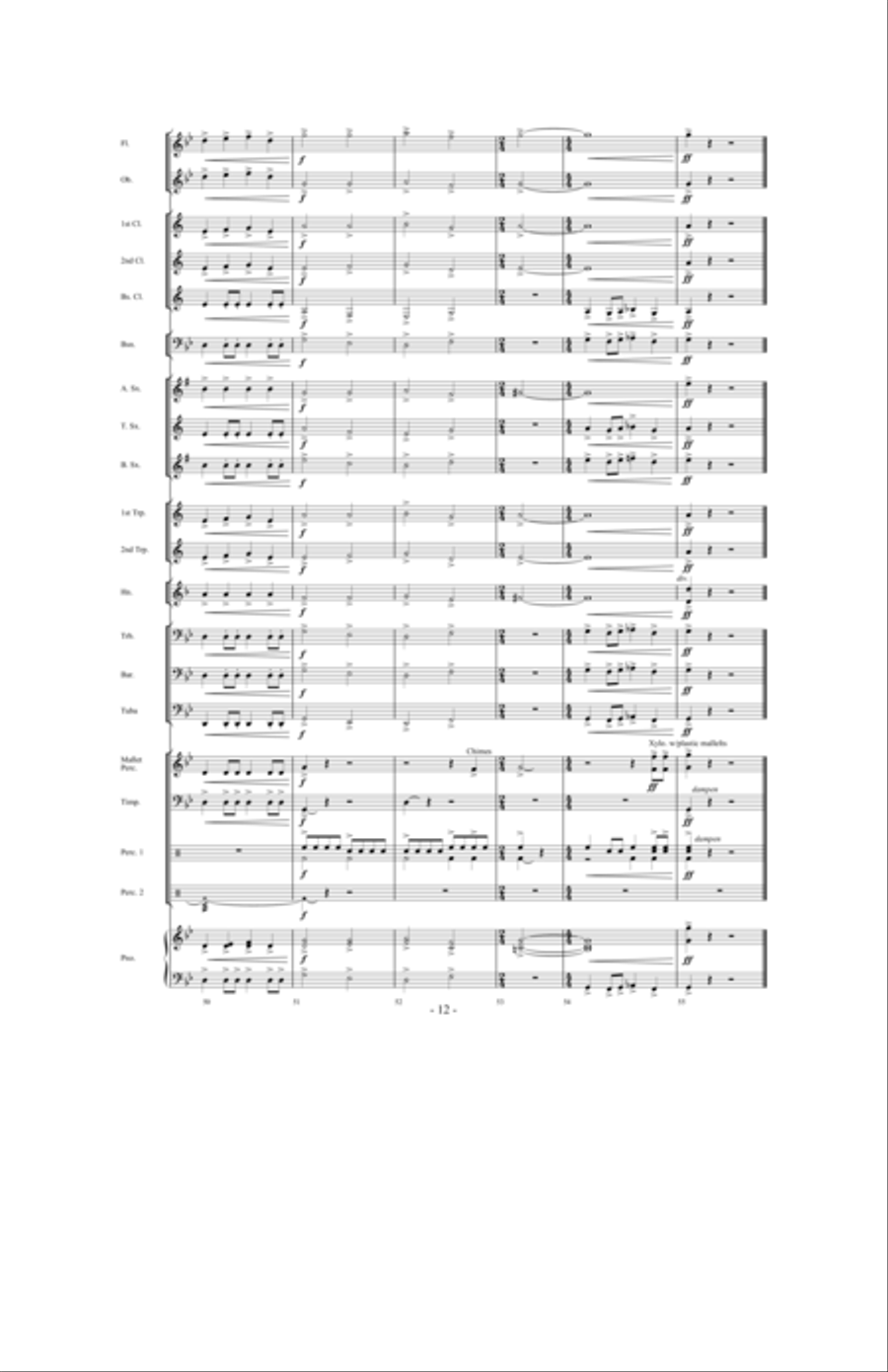 Storm Clouds Concert Band scores gallery preview page 11