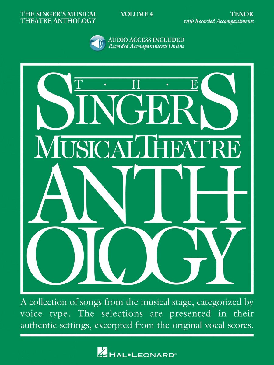 Singers Musical Theatre Anthology - Volume 4 (Tenor)