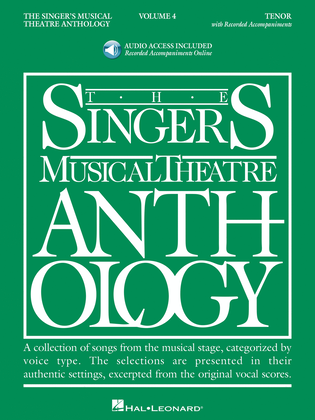 Book cover for The Singer's Musical Theatre Anthology: Tenor, Volume 4