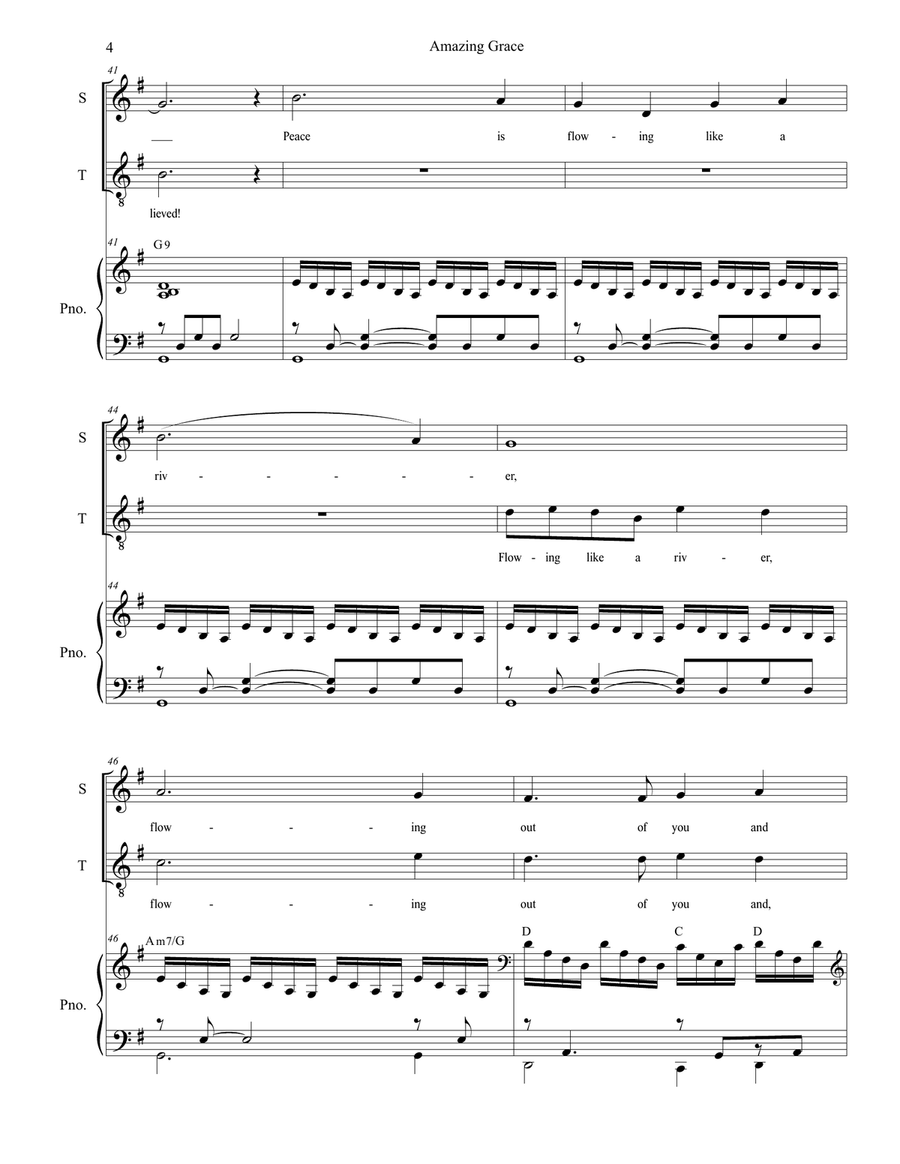 Amazing Grace (with 