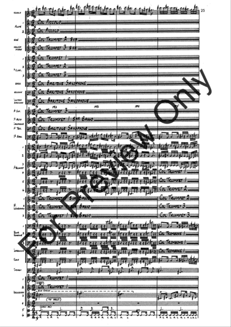 Agincourt Hymn (Score) Agincourt Hymn (Score) Concert Band scores gallery preview page 49