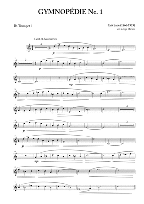 Book cover for Gymnopédie No. 1 for Brass Quartet