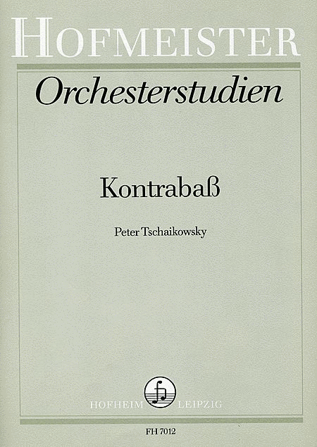 Orchesterstudien fur Kontrabass: Tschaikowski