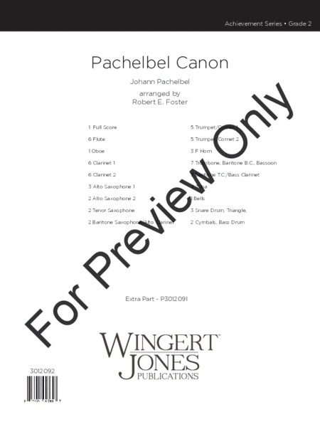 Pachelbel Canon - Full Score