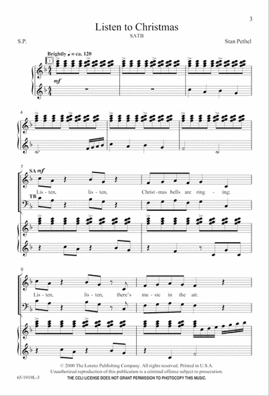 The Perfect Christmas 4-Part scores gallery preview page 5