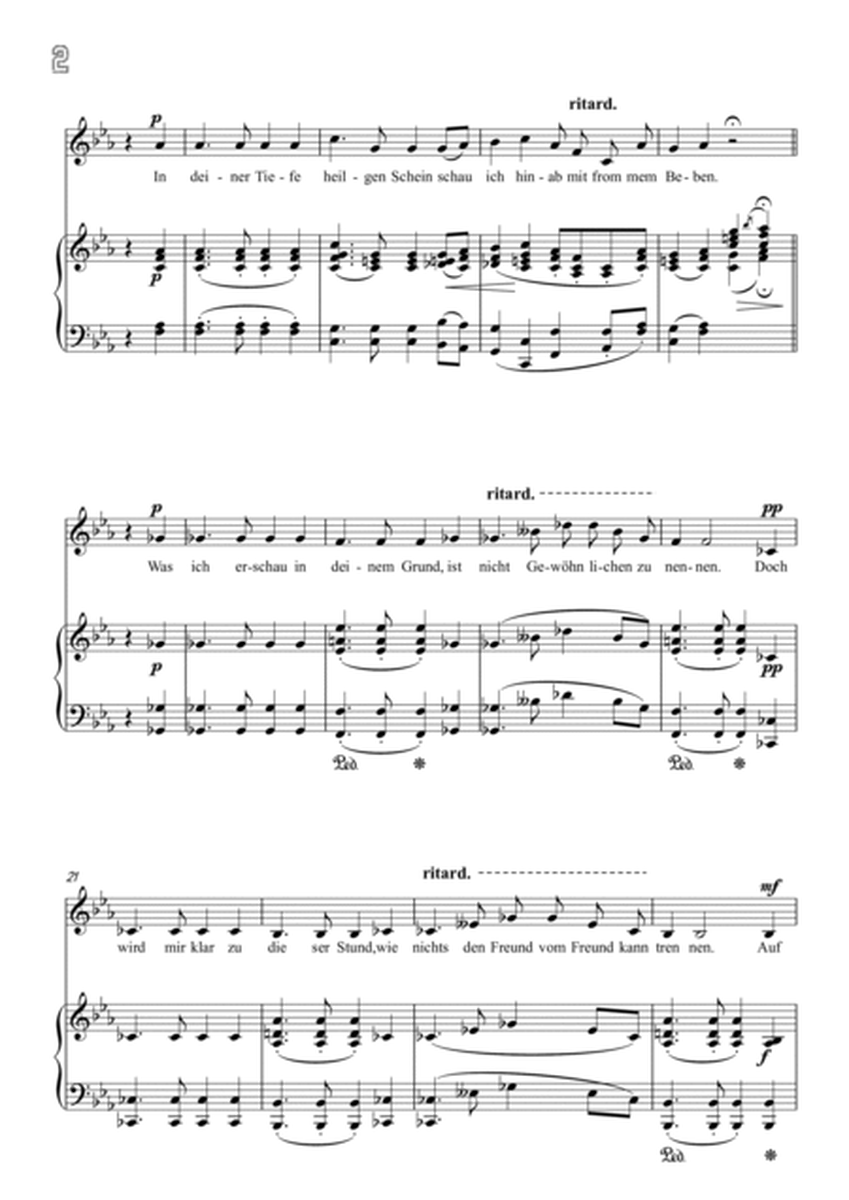 Schumann-Auf das Trinkglas eines verstorbenen Freundes,Op.35 No.6 in E♭ Major