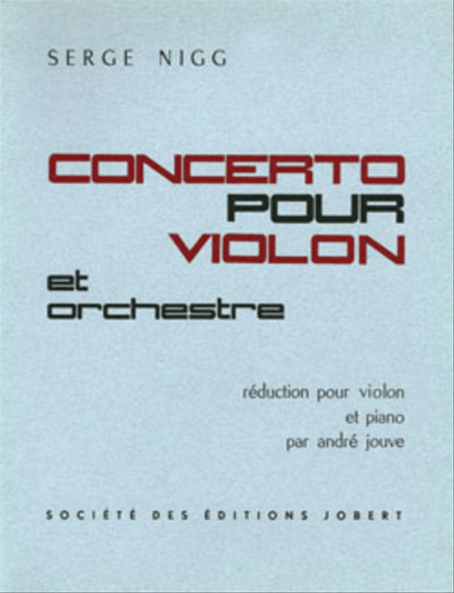 Concerto Pour Violon Violin Solo scores gallery preview page 1