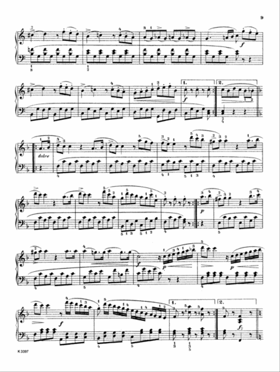 Cramer: Eleven Sontinas Piano Solo scores gallery preview page 2