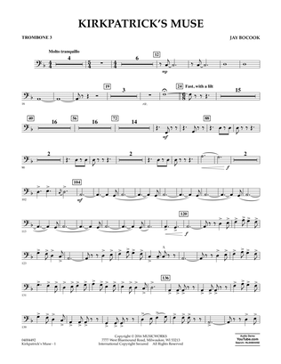 Kirkpatrick's Muse - Trombone 3